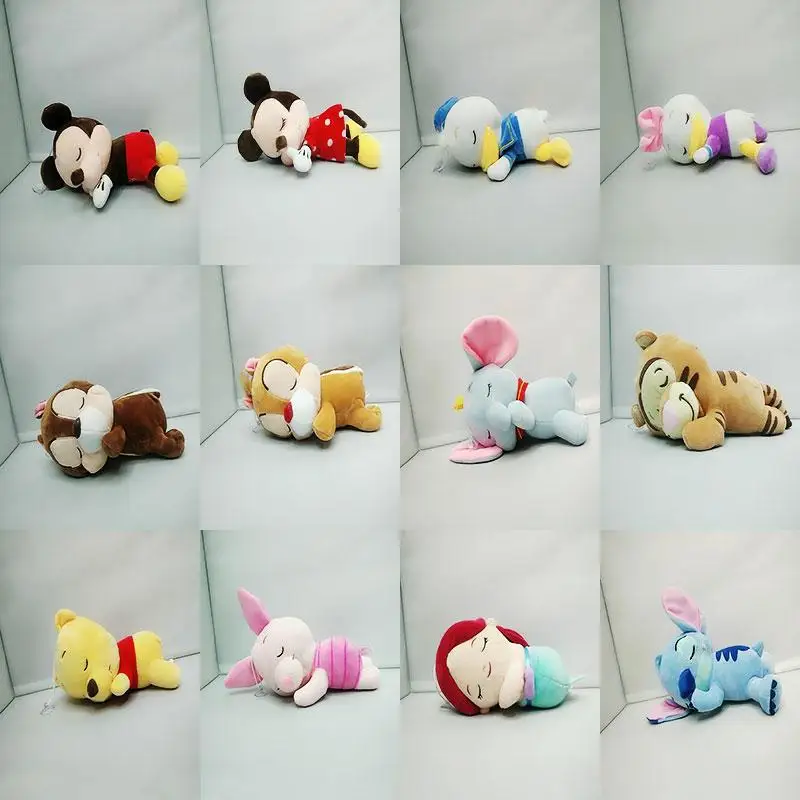 

Cute Lying Sleeping Mickey Mouse Donald Duck Stie Tsai Winnie the Pooh Toy Stuffed Animals