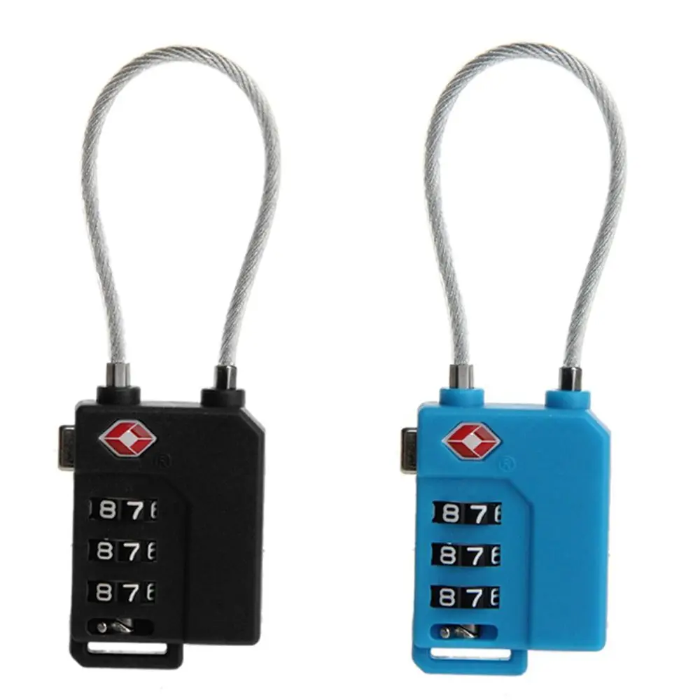 

High Quality Resettable 3 Digit Combination Code Number Lock Padlock For Travel Luggage Zipper Bag Backpack Suitcase