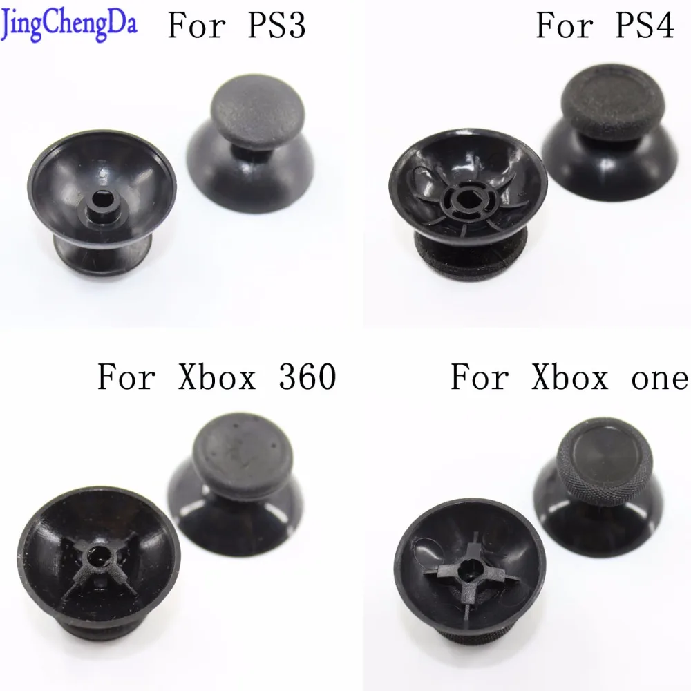 JCD 100pcs 3D Analog Joystick Module Mushroom Cap For Sony Playstation 4 for PS3 Xbox one 360 Controller Cover | Электроника