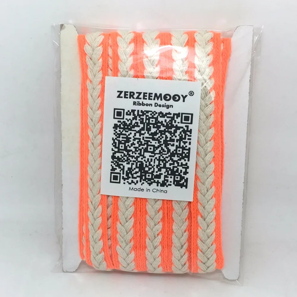 Цветная лента для творчества zerzemoy 15 мм 5 ярдов ручная работа с елочкой тканая из