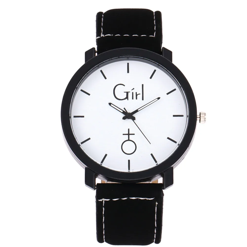 Lovers Watch Women Men Simple Fashion Stylish Wrist Watch Luxury Leather Brand Quartz Wrist Lovers Watch Couple Clock Relogio
