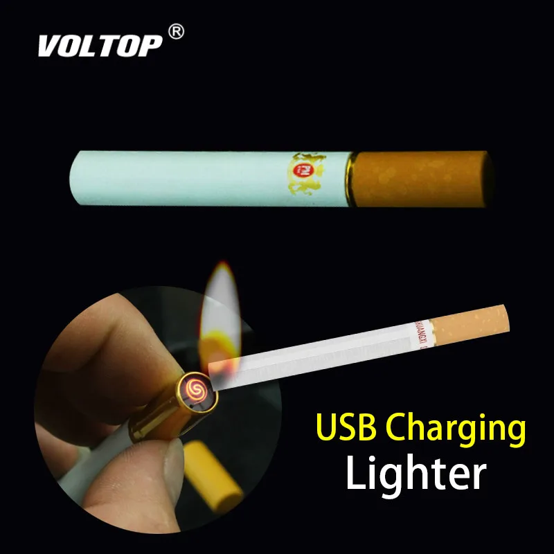 

Cigarette Modeling Cigarette Lighter Car Accesories USB Charger Adapter Windproof Combustion Coil
