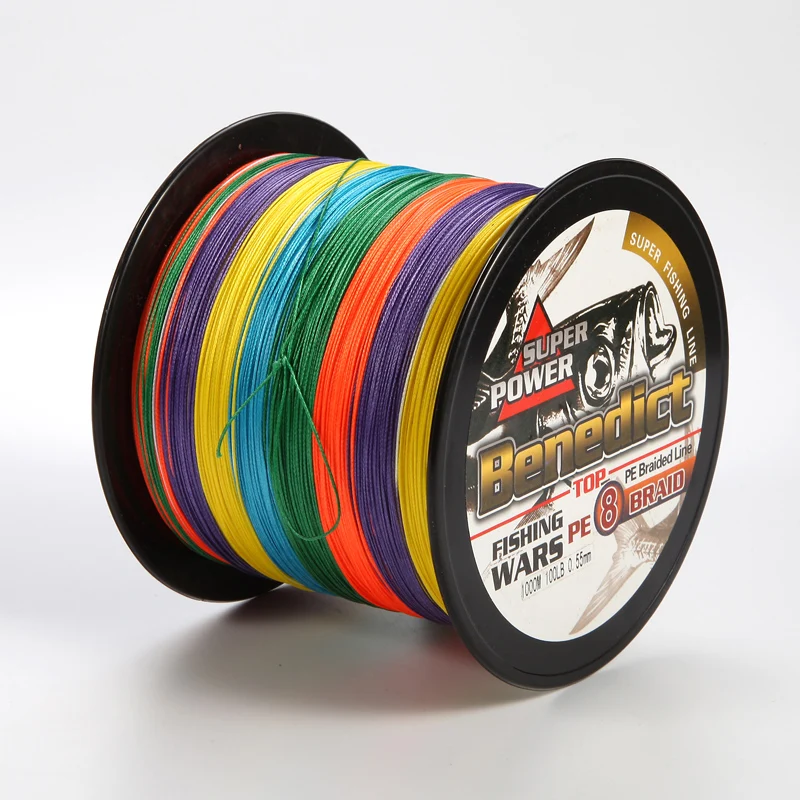1000 متر سوبر خيط صنارة الصيد الثقيلة التصيد 8 السواحل قوي مزين خطوط الصيد 6-300LB 0.1 ملليمتر-1.0 ملليمتر الصيد الحبل البحر الصيد