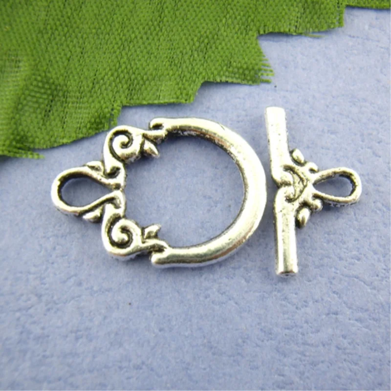 

DoreenBeads 25Sets Ornate Toggle Clasps Ring14*20mm (B00462), yiwu