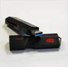 New Super Speed 5 Gbps USB 3.0 Lector de Tarjetas 2 en 1 para Micro SD y SD Tarjeta De Apoyo Máximo de 512 GB SDXC
