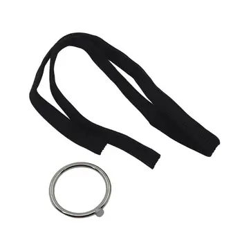 

Creative Metal Ring Toy Rope and Hoop Magic Tricks Toys for Magic Props Supplies the steel ring can break away from the knot