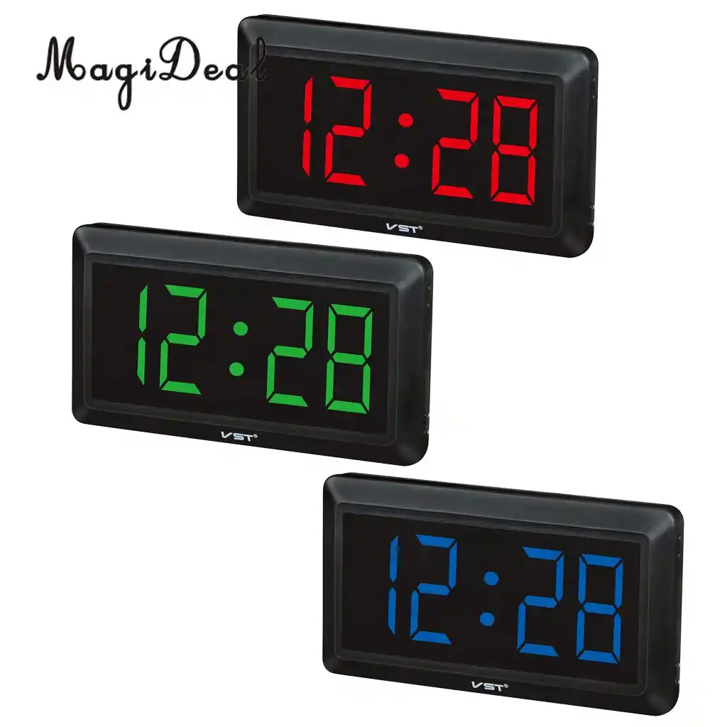 Praktis Meja Jam Dinding Digital Led Clock 24 Jam Tampilan Aaa Baterai Cadangan Fungsi Memori Uni Eropa Plug Wall Digital Led Clock Clock Wallclock Wall Digital Aliexpress