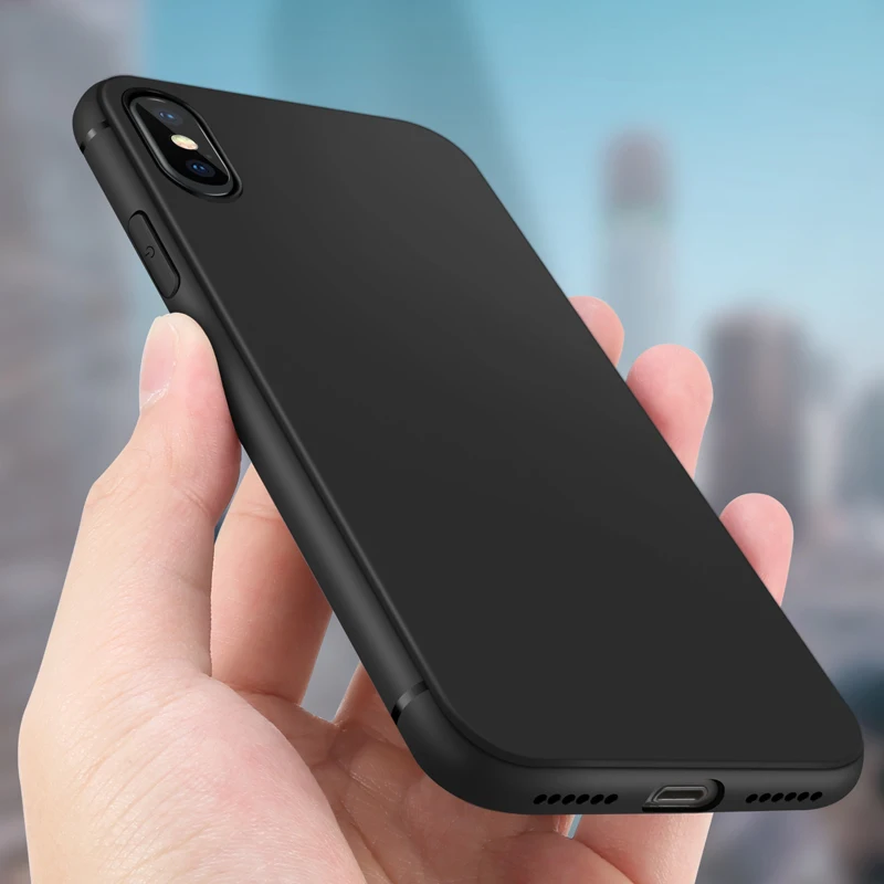 Toraise Ultra thin Case For iPhone X Slim Frosted Soft Silicone Tpu for 8 8Plus Cover 7 Plus 6 6s |