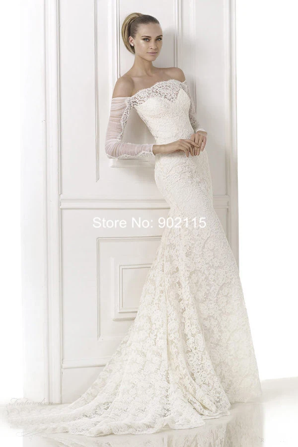 Elegant 60 New Design Off Shoulder Long Sleeve Lace Wedding Dress Custom Patterns For Wedding Dresses Elegant 60 New Design Off Shoulder Long Sleeve Lace Wedding Dress Custom Patterns For Wedding Dresses