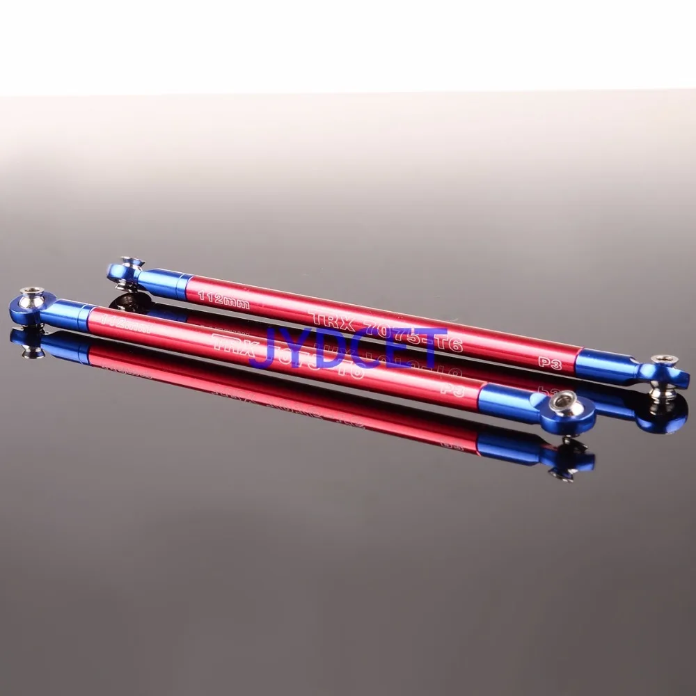 2 шт. 1:10 алюминиевые пушашлыки коромыслы красные TRV5319X для RC 1/10 TRAXXAS E Revo sumит 3 3|rocker