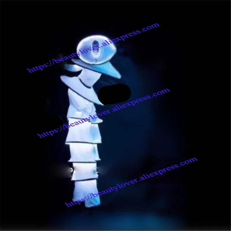 

Stage led costume Robot Stilt Suit rgb lumious dance performance costumes Ballroom Catwalk Performance Clothes
