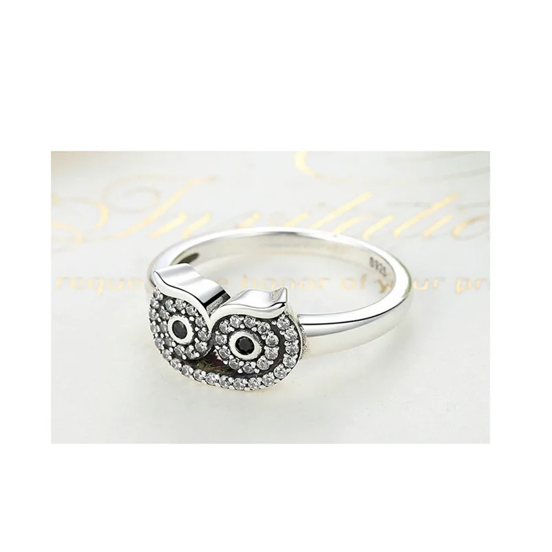 2018 Hot New Arrival Fashion Cute Creative Owl Ring Retro Ring Wedding Party Women Jewelry Rings for women Ring Set J19#N (5)