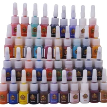 40 шт. перманентный макияж пигментные чернила 40 цвета комплект татуировки чернила 5 мл краски татуировки