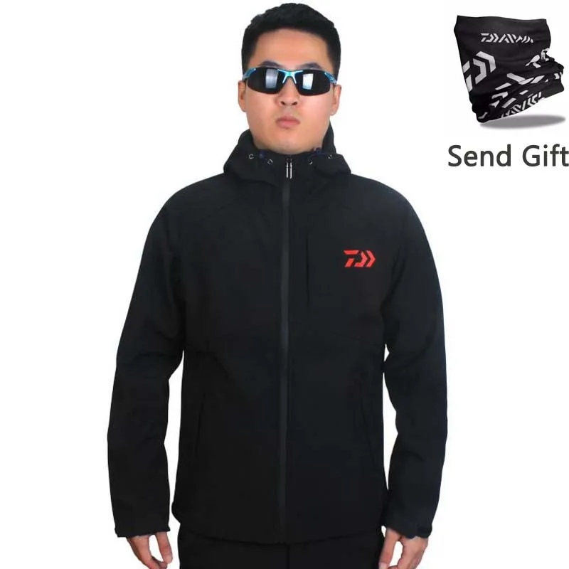 

DAIWA Winter Fishing Jacket Outdoor Rock Climbing Waterproof Jacket Fishing Jacket Soft Shell Jackets Waterproof Breathable Coat