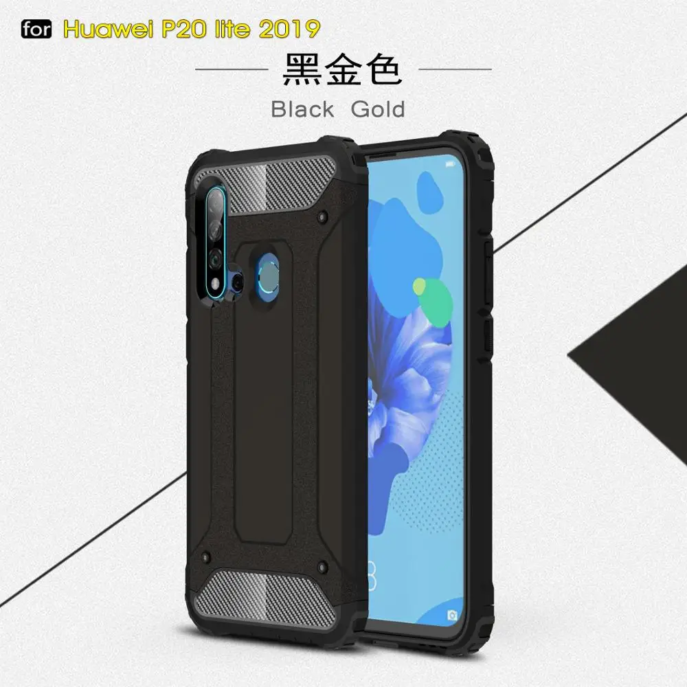 50 шт./партия гибридный прочный защитный чехол из ТПУ+ ПК для huawei Honor 20 Lite Honor 20 Pro P20 Lite P Smart Z Y5