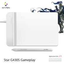 The XP-Pen G430S 4 x 3 inch Ultrathin Graphic Tablet Drawing Tablet/Pen Tablet for OSU with Battery-free stylus- designed