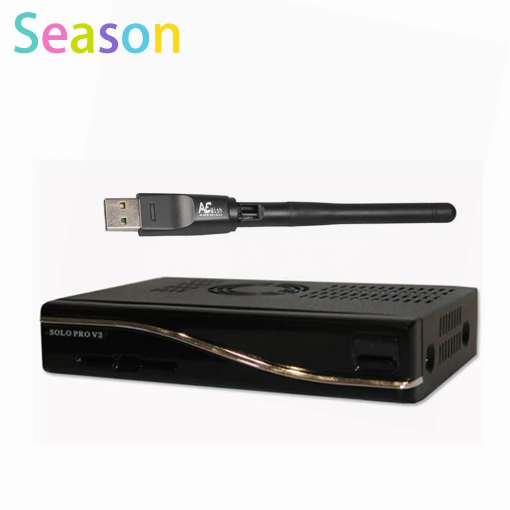 VU Solo pro v3 satellite receiver DVB-S2 Tuner 2*256MB DDR3 Flash 256MB Ethernet 10/100Mbps Equipped With Powerful Fan +USB WIFI
