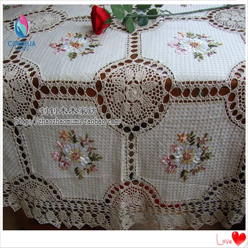 embroidery table cloth 8