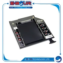 Алюминий 9,5 мм 2," SSD чехол Корпус для жесткого диска для Dell E6410 E6400 E6500 E6510 M4400 M6400 M2400 E4300 2nd жесткий диск HDD Caddy