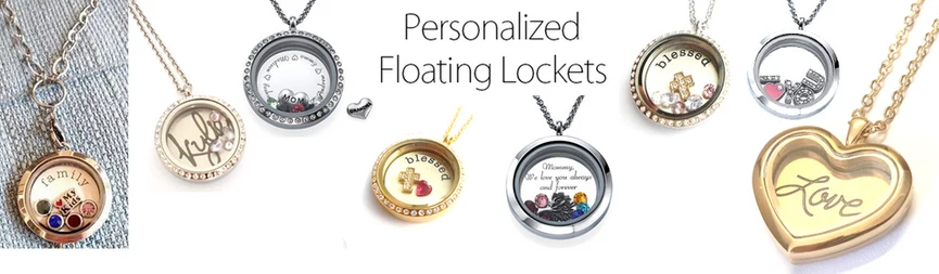 floating locket necklace