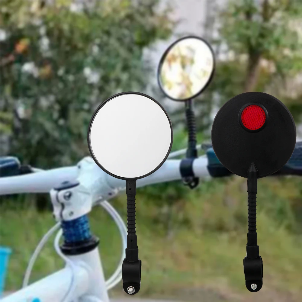 New Bicycle Flexible Rear View Mirror Handlebar Back Eye Blind Spot