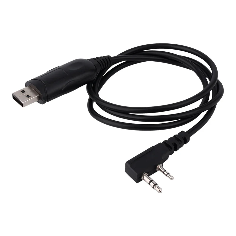 Оригинальный кабель для программирования Baofeng с 2 контактами USB рации радио Kenwood UV