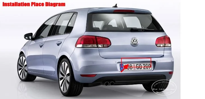 Volkswagen-Golf-back-license-plate-lamp