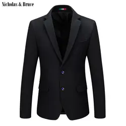 N & B 2019 шерстяной Блейзер одноцветное Цвет хлопок Для мужчин тонкий сюртуке платье куртка Для мужчин Куртки для свадеб торжественное платье