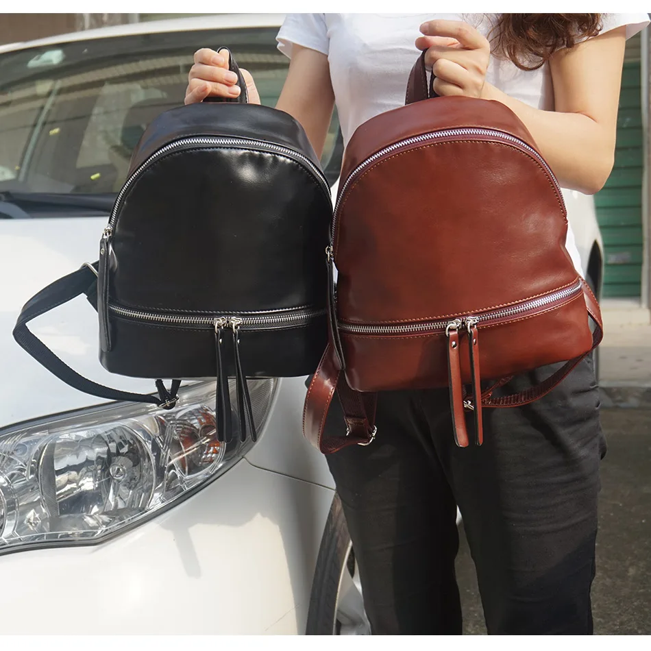  Women Backpack vintaeg High quality soft PU leather School Bag for girls Rucksack small Female Travel Backpacks (2)