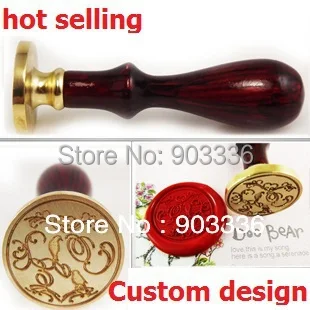 

Custom Design Wax seal stamps Valentine's Day Gift Wedding Invitation Card Decoration Birthday Gift Free Shipping