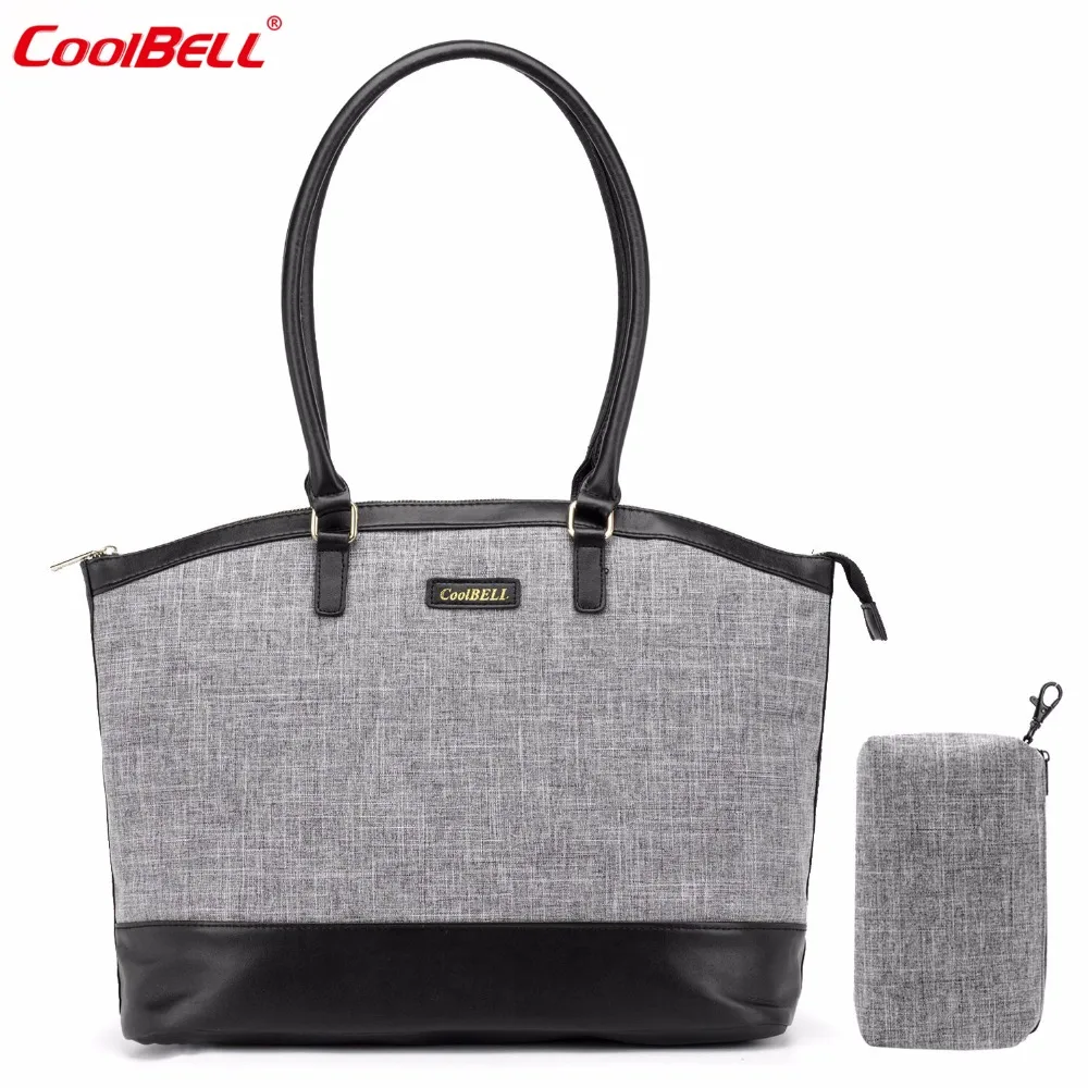 CoolBell сумка для ноутбука Женская 15 6 дюймовая через плечо тоут легкая Повседневная