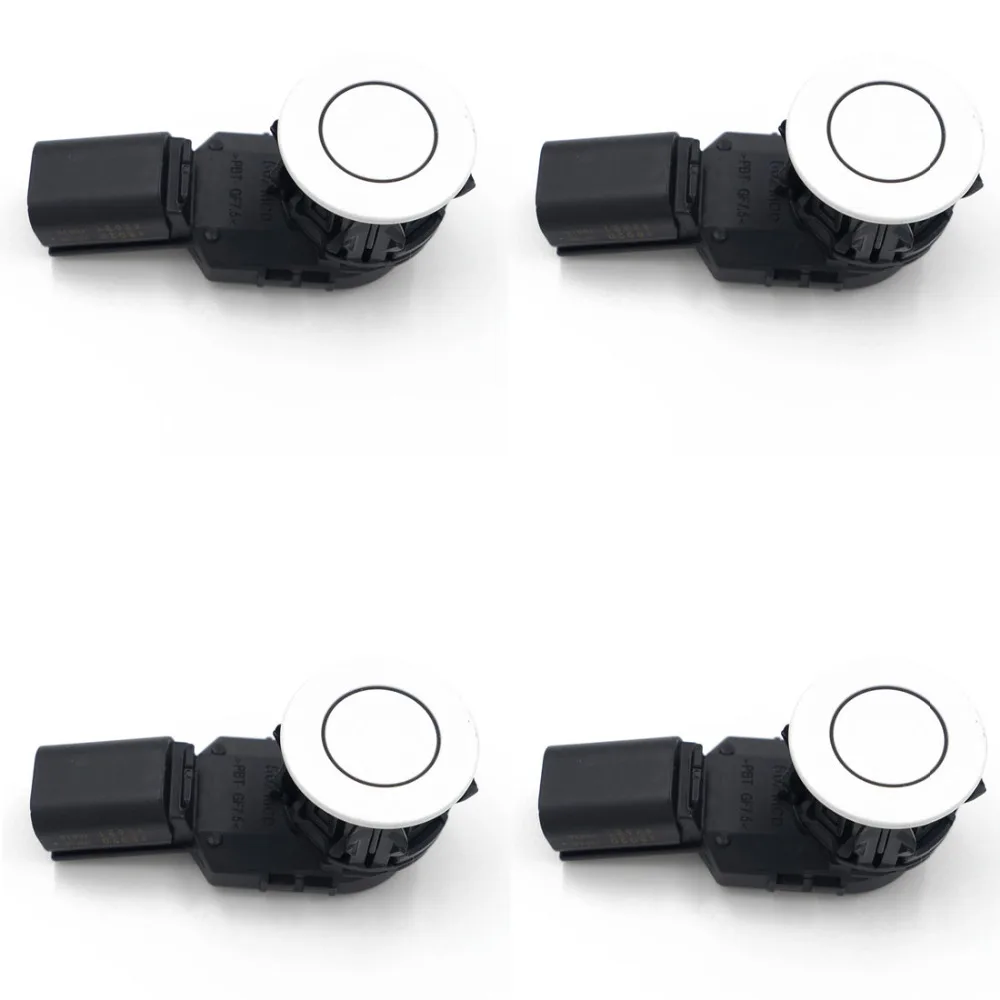 

NEW SET (4) White 89341-48020 42621 PDC Parking Sensor Reverse Assist for Toyota