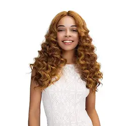 Женские длинные вьющиеся волосы парики золото косплей вечерние партии парик моды 2M81114