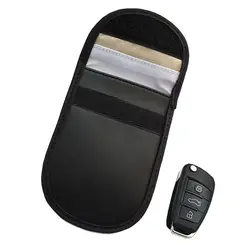 PU экранированный тканевый автомобильный пульт дистанционного управления защитный ключ сумка сигнальный блокатор мешочек блоки Fob