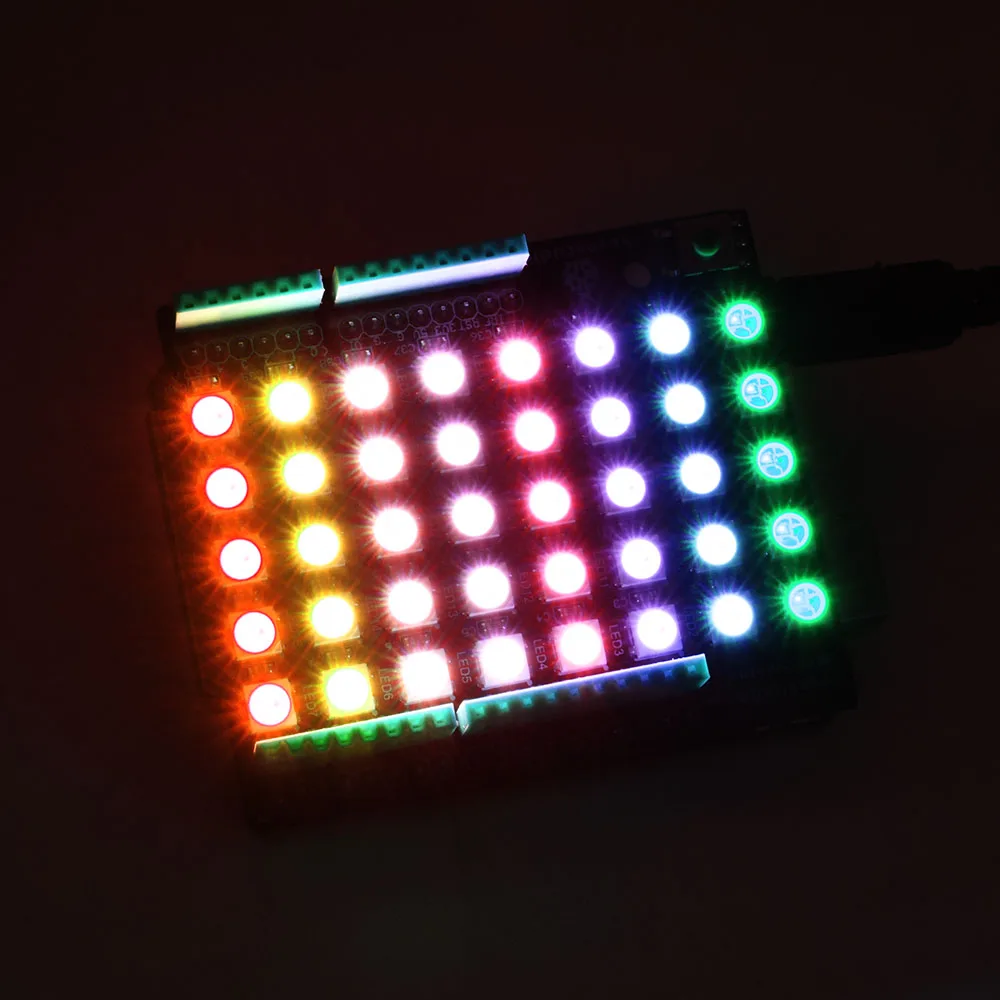 Keyestudio SK6812 5050 40 бит светодиодный щит для Arduino UNO R3