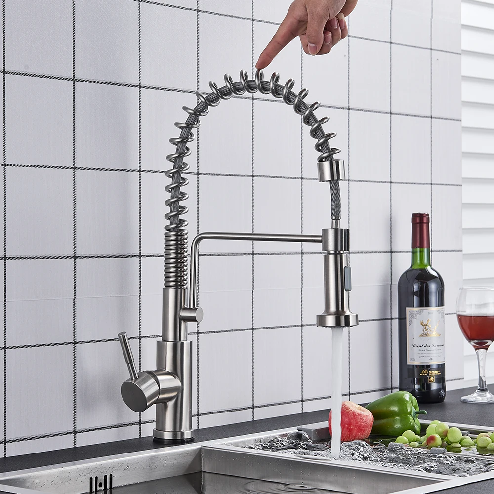 touch activated kitchen faucet