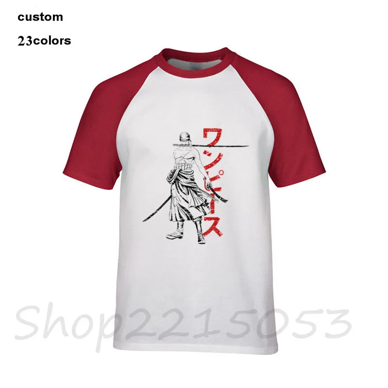 2018 Мода японский пират Охотник Футболка одна часть Мужская harajuku camisetas футболка
