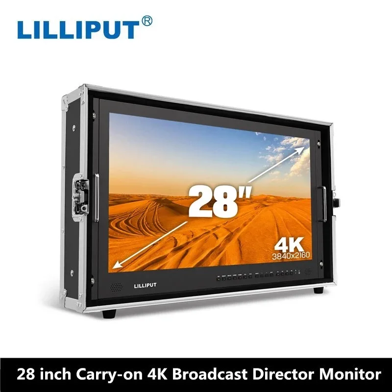 

LILLIPUT BM280-4K 28" 3840*2160 Broadcast Monitor 3G SDI 4K Ultra HD Monitor SDI HDMI TALLY Director Monitor