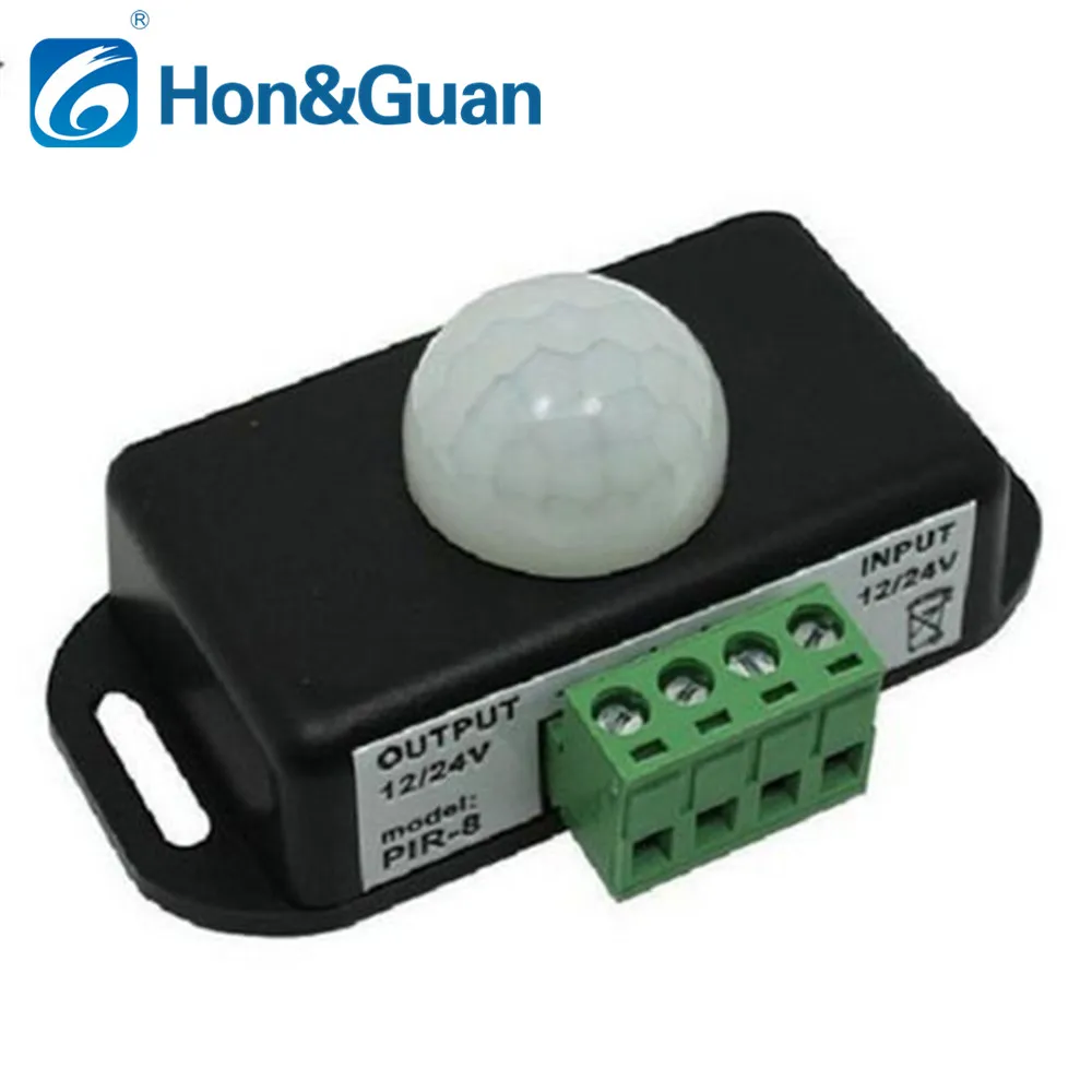 

Professional Automatic DC 12V 24V 8A Infrared PIR Motion Sensor Switch For LED light Human body Indction Sensor Control Detector
