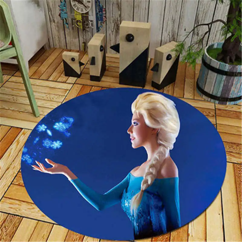  Disney Cartoon Princess Frozen Elsa and Anne baby play mat Patchwork picnic blanket Home decor Kids - 33033845820