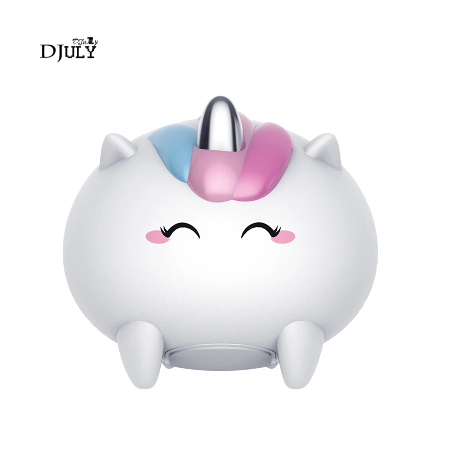

cartoon silicone baby night light touch switch children decoration home unicorn lamp usb led holiday gift bedroom bedside lamp