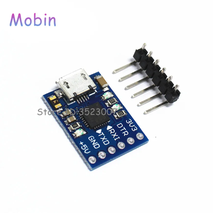 50 шт./лот CP2102 USB в Модуль UART TTL 6-Контактный последовательный преобразователь STC