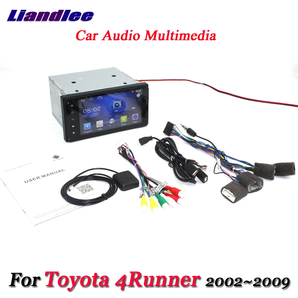 Liandlee автомобильная система Android для Toyota 4runner N210 2002~ 2009 Радио Стерео Камера gps Navi MAP навигация HD Экран мультимедиа