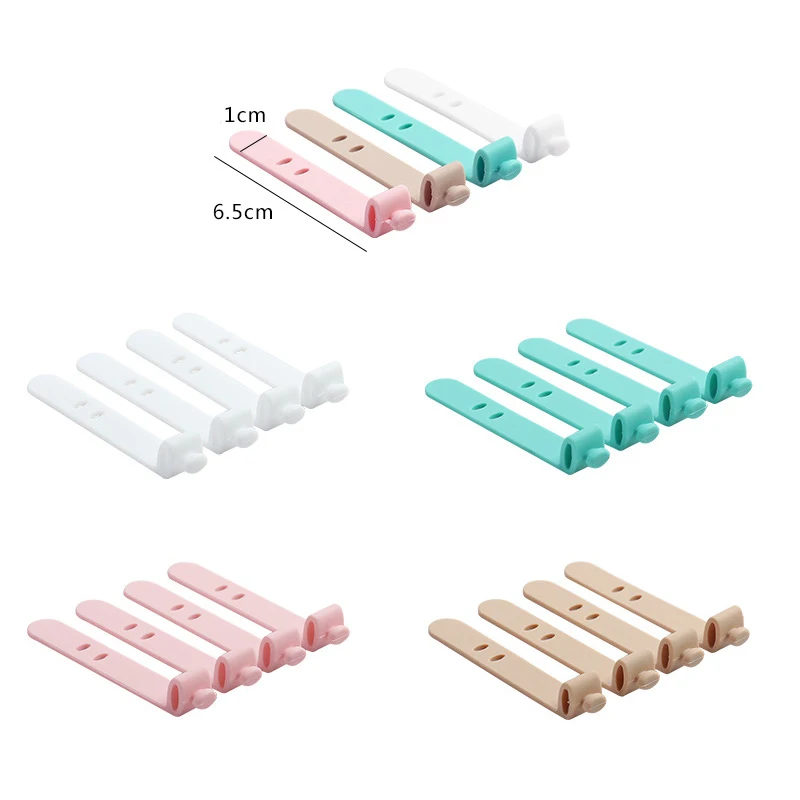 

Wholesale 4PCS Silicone Cable Winder Earphone Data Line Mouse Keyboard Cable Cord Organizer Holder Winder for Phone Computer