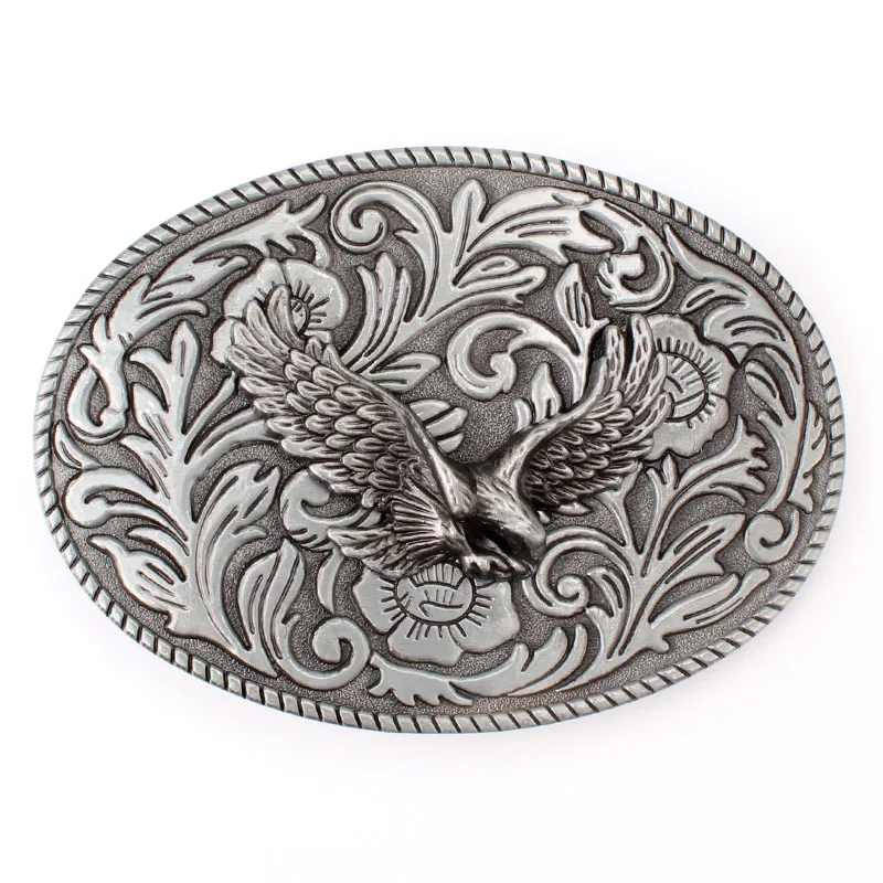 

Tang grass pattern hawk belt buckle belt smooth buckle spot wholesale