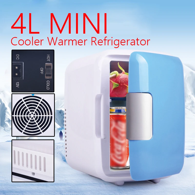 #Special Offers Mini Portable 4L Refrigerator Fridge Freezer Cooler Warmer Auto Car outdoor use