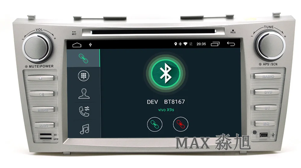 Best 2din 2G+16G Car DVD Player for Toyota CAMRY AURION v40 2007 2008 2009 2010 2011 with Radio DAB+ BT swc GPS free map 4G WIFI 7