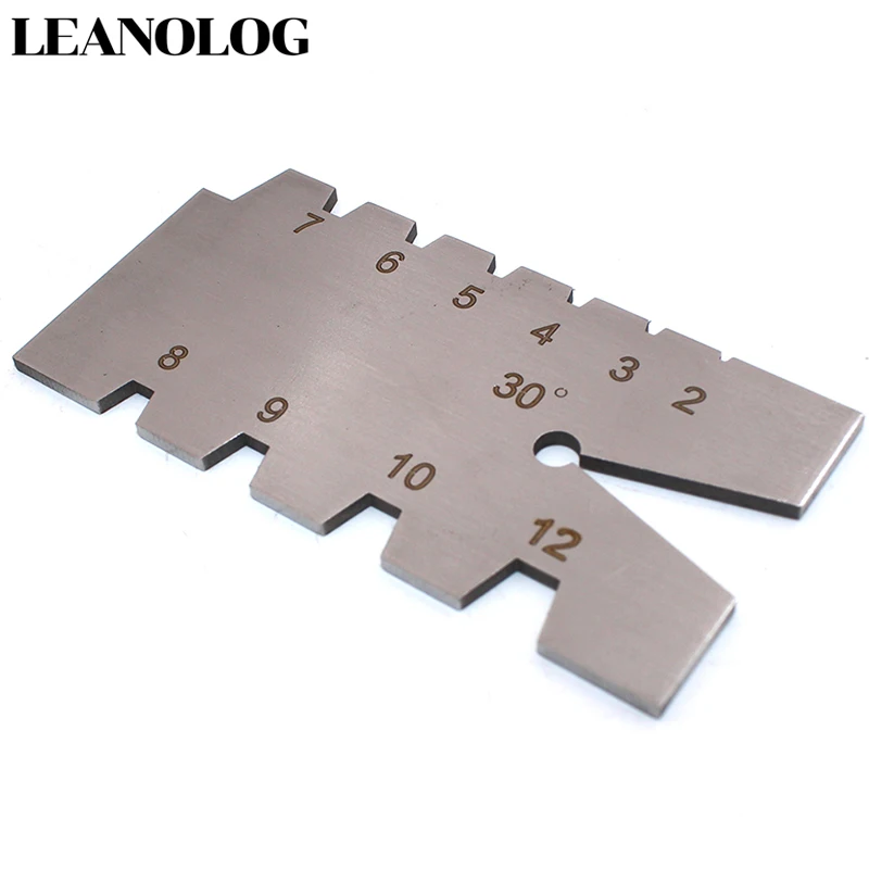 

Stainless Steel Screw thread Cutting angle gage Gauge Measuring Tool Welding Inspection Ruler Degree Screw Thread Gauge Gage