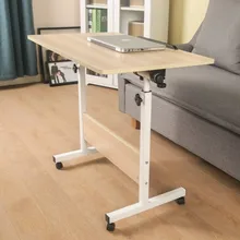 BSDT notebook comter bed with Simple easy folding bedside mobile lifting learning and writing desk FREE SHIPPING