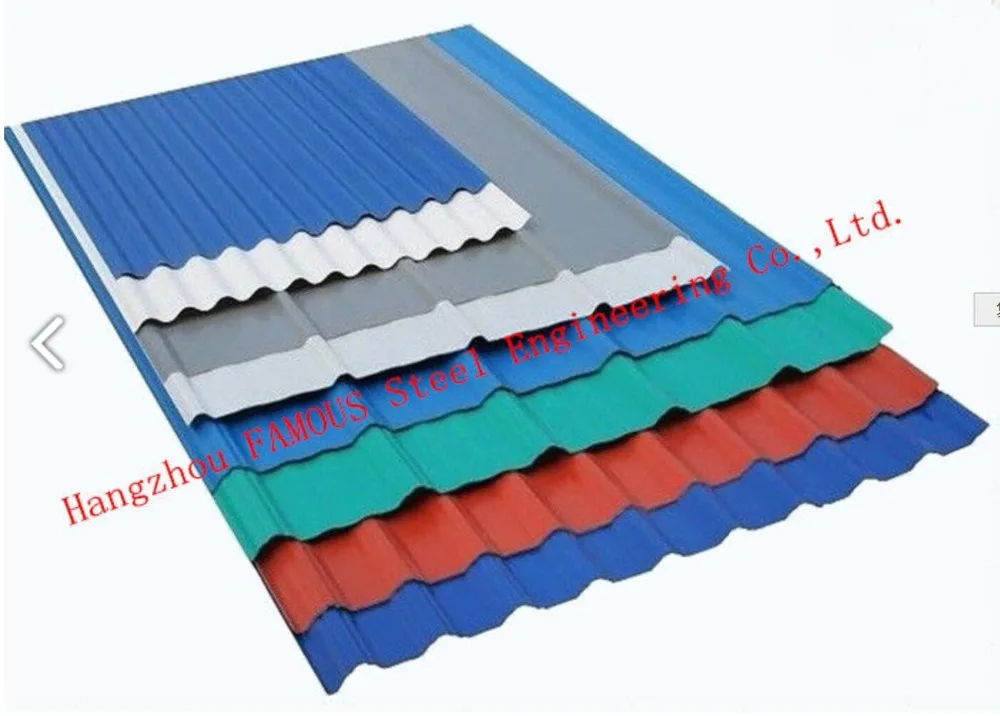 

Corrugated or Trapezoidal Resin Plastic UPVC Roofing Tile Sheet for Warehouse Building ASA Coated